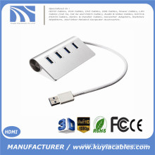 Brand New Super Speed ​​4 ports USB 3.0 Premium Aluminium Hub pour la tablette PC iMac MacBook